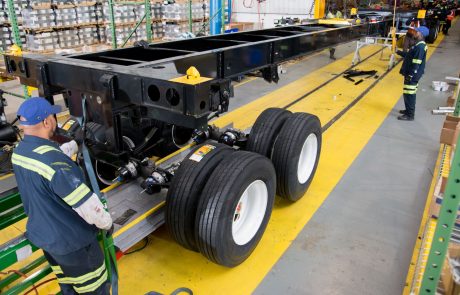 CIE Pioneer Tridem Chassis manufacturing