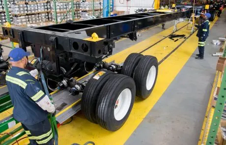 CIE Pioneer Tridem Chassis manufacturing