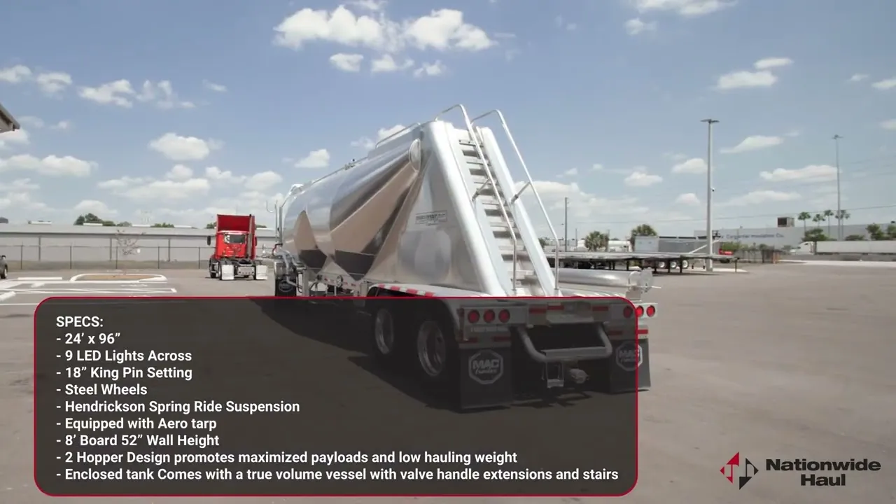 NEW MAC TRAILER MFG 1000C PNEUMATIC DRY BULK TANKER