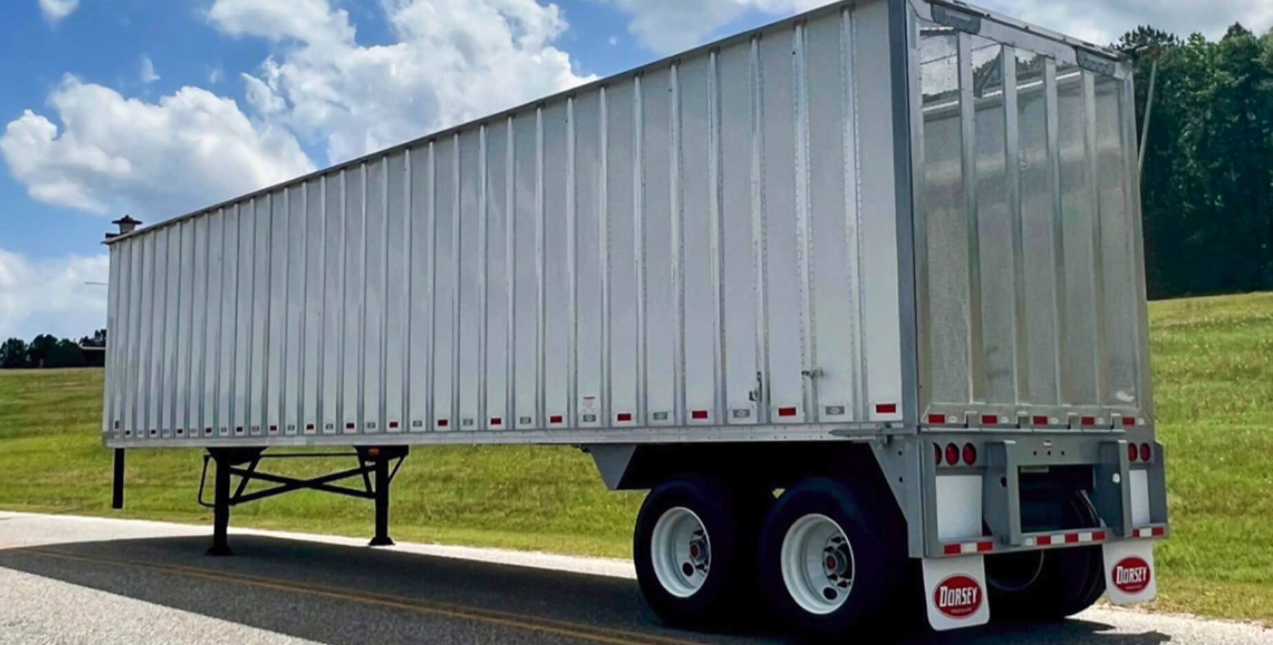 Dorsey steel trailer flatbed.