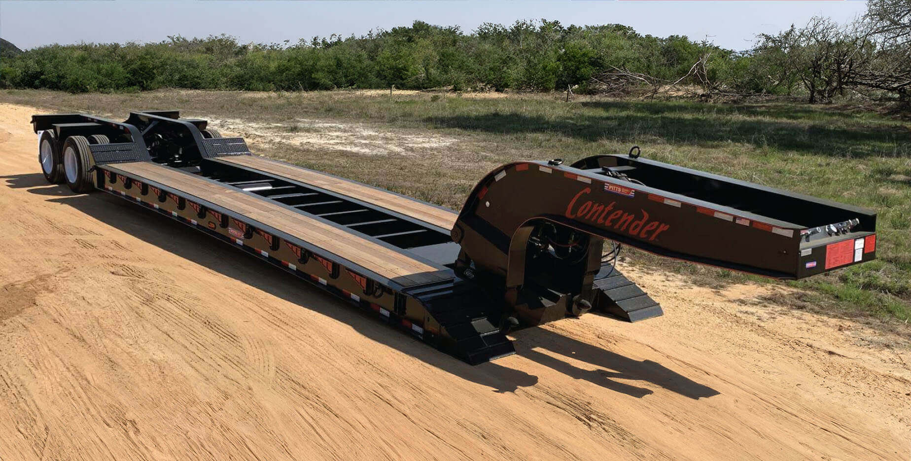 Pitts Lowboy Contender Trailers.